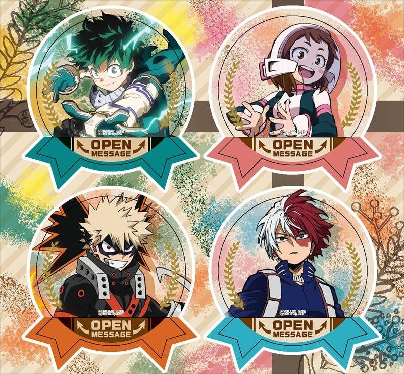 My Hero Academia Gift Sticker A Character Pattern