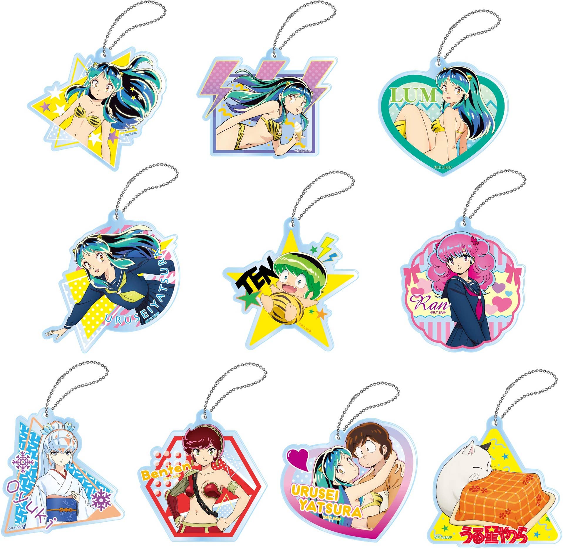 Urusei Yatsura: Acrylic Keychain: 1Box (10pcs) | HLJ.com