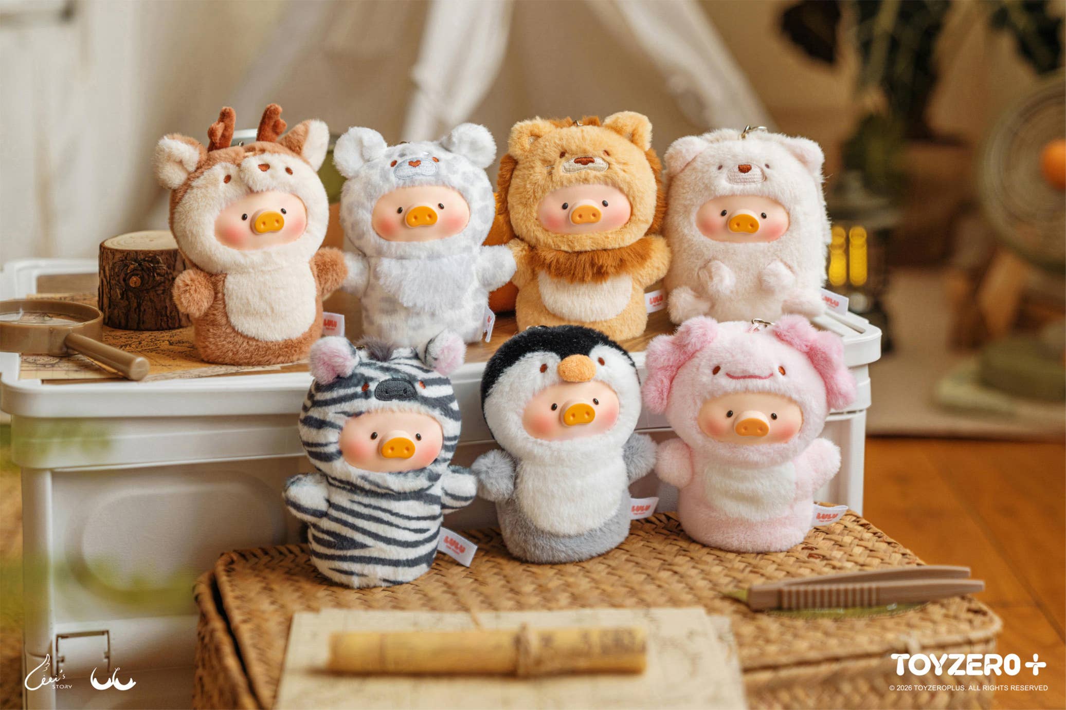 LuLu the Piggy Animal Party Vol. 2 - Cutest Butler PVC Face Plush