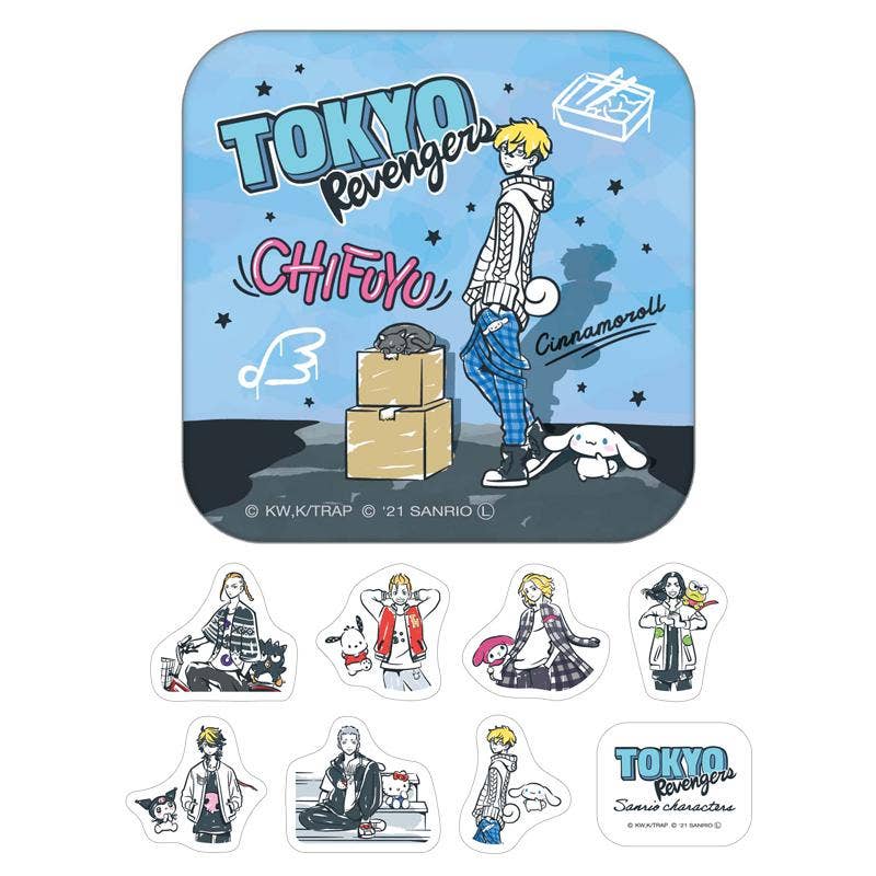 Tokyo Revengers X Sanrio Characters: Canned Flake Sticker Chifuyu