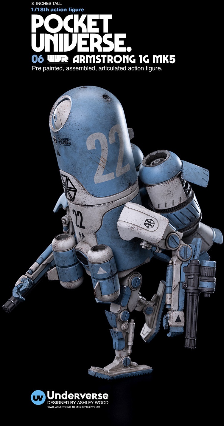 World War Robot Pocket Universe Bertie MK7 (Earth Defense