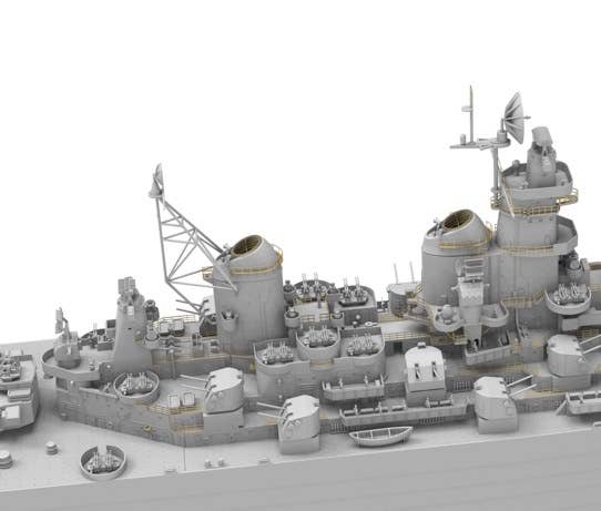 1/350 U.S. Navy Battleship New Jersey (BB-62) – Cyber Hobby