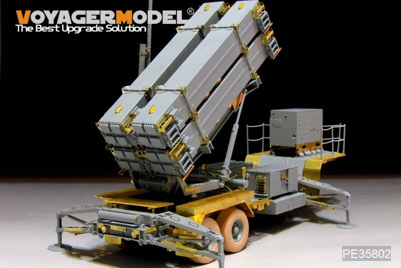 Patriot Sam System.drawing Modern U.S.MIM-104F Patriot SAM System PAC-3 Basic Parts (Dragon) | HLJ.com