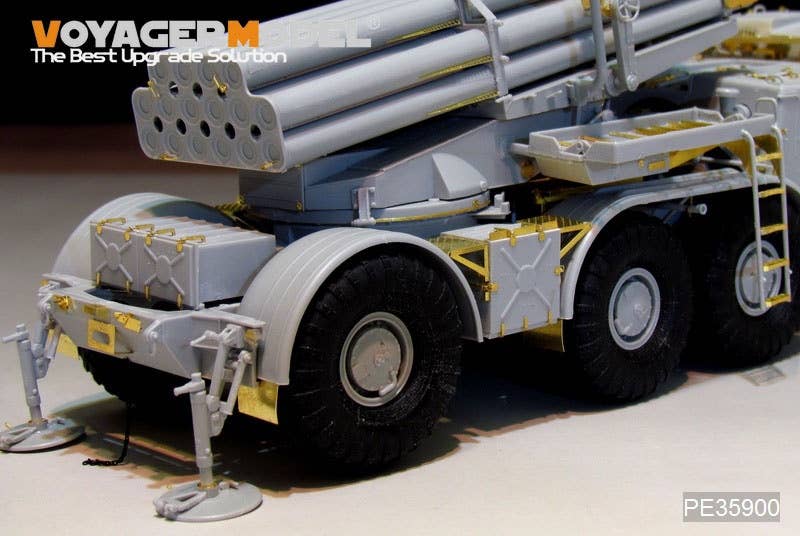 Modern Russian 9P140 Tel of 9K57 Uragan BM-27 MLRS Basic Parts (for ...