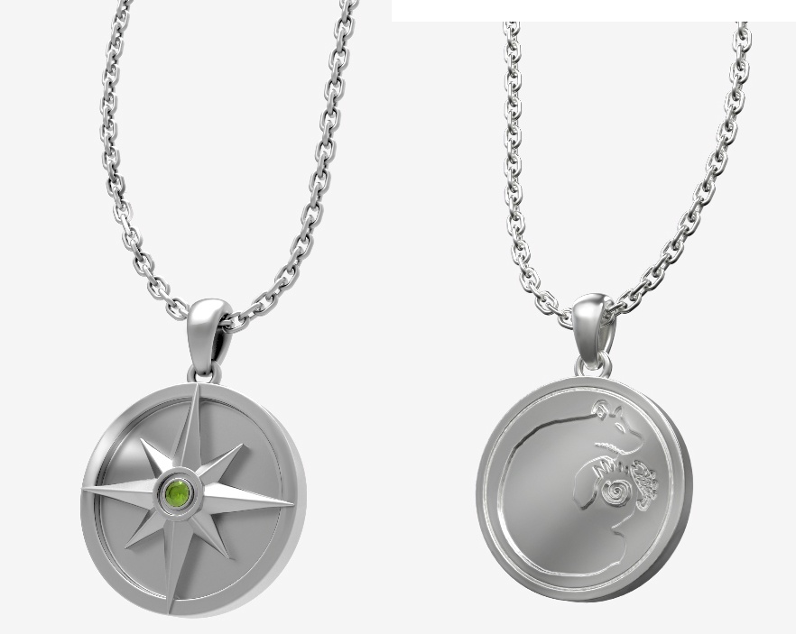 The Seven Deadly Sins: Tattoo Medal Pendant - King The Seven Deadly Sins: Tattoo Medal Pendant - King