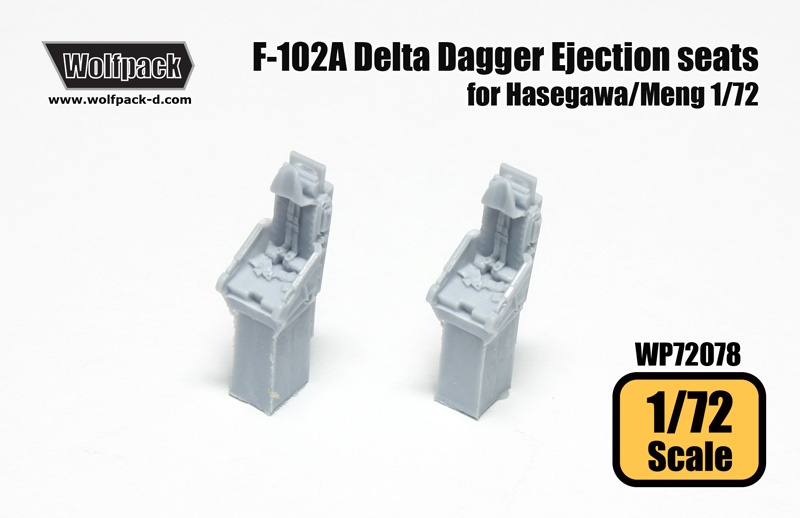 Wolfpack 1/72 F-102A Delta Dagger Ejection resin seat for Hasegawa/Meng- WP72078