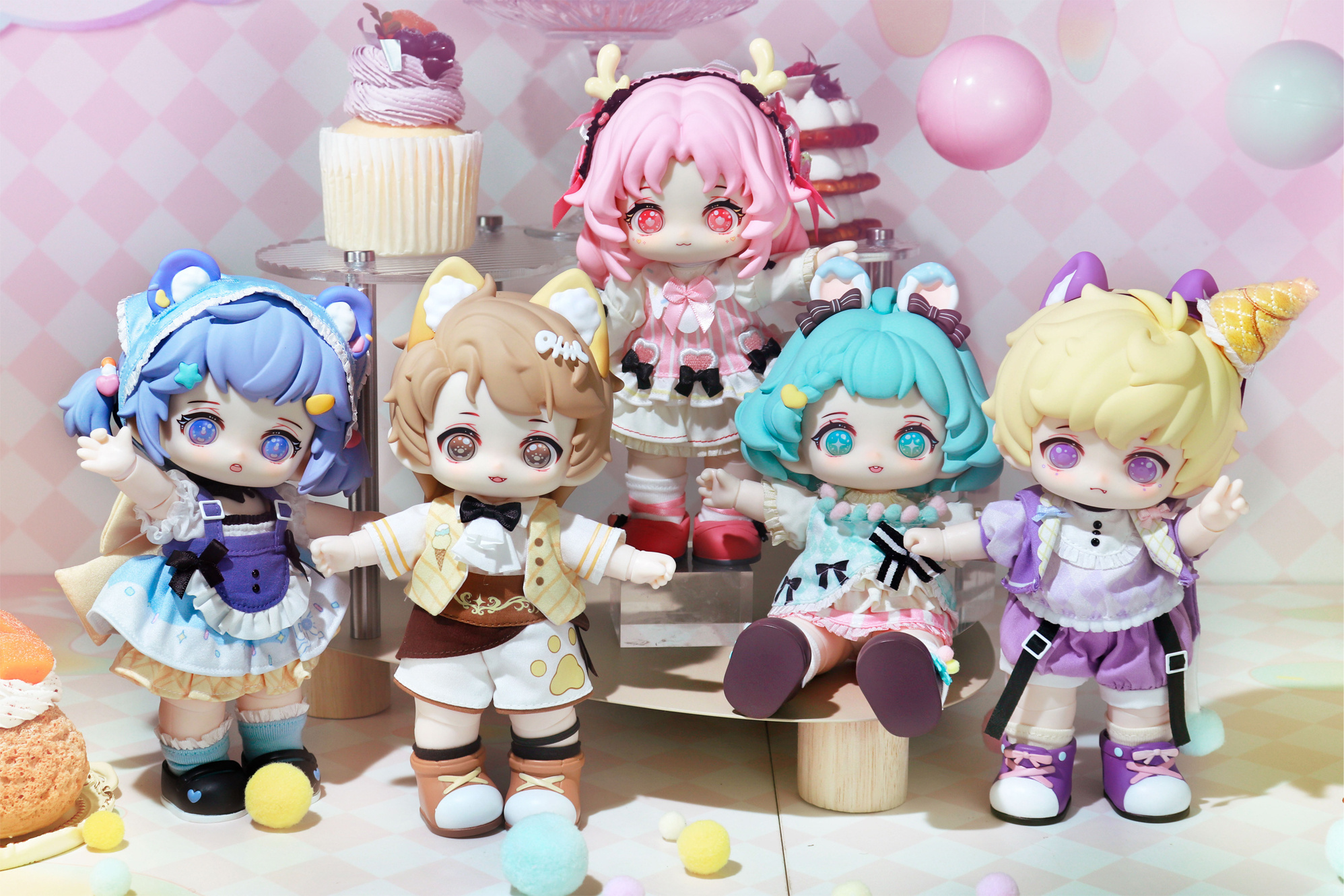 HANI Sweet Afternoon Tea Series Trading Doll: 1Box (4pcs