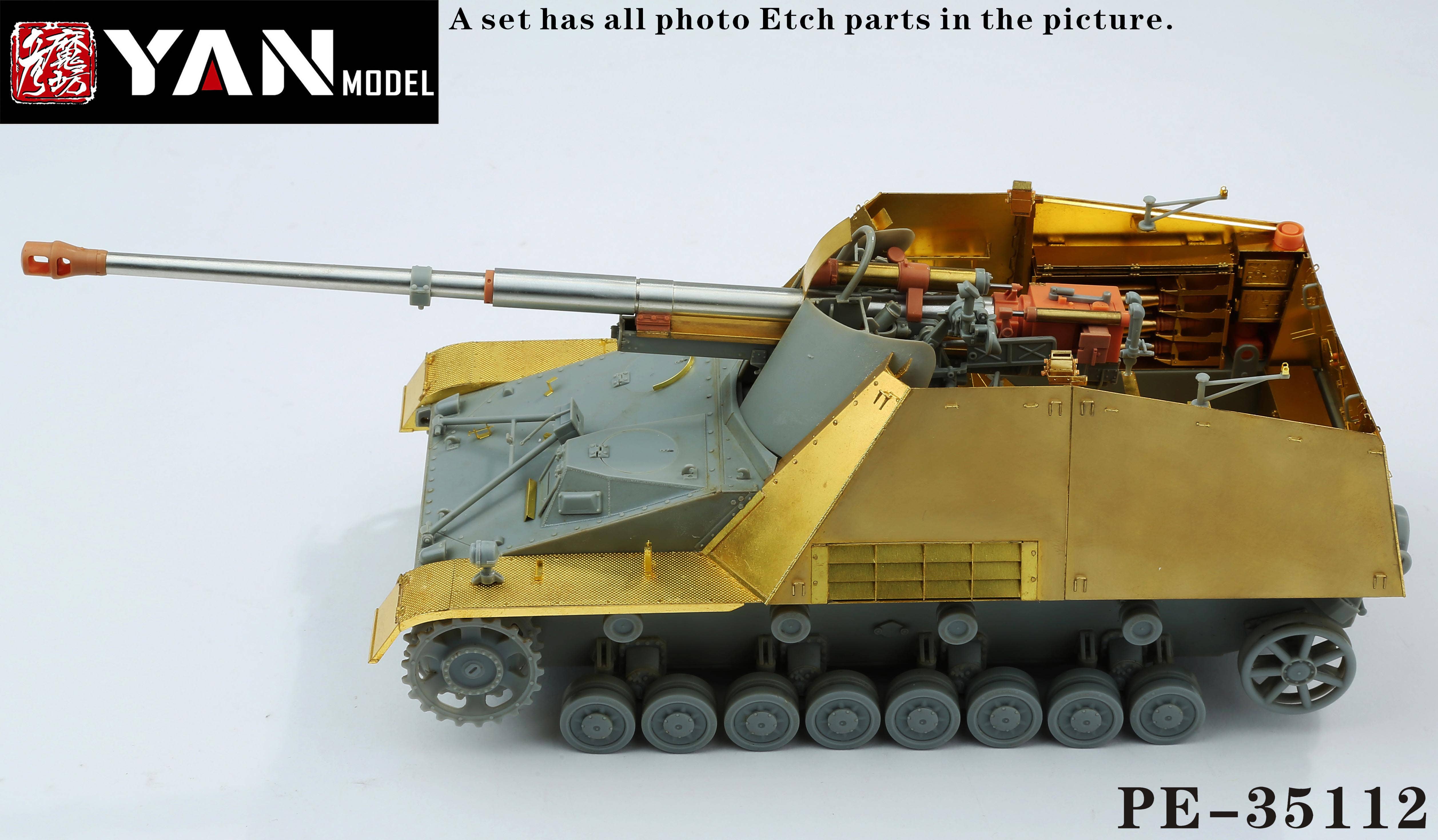 Sd.Kfz.164 Nashorn 1/35 プラモデルキット 4in1 Border Models 1/35 Sd.Kfz. 164 Nashorn Early/Command Version