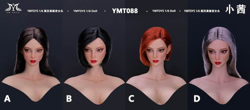 Female Head C: Gray Silver Long Straight Hair | HLJ.com