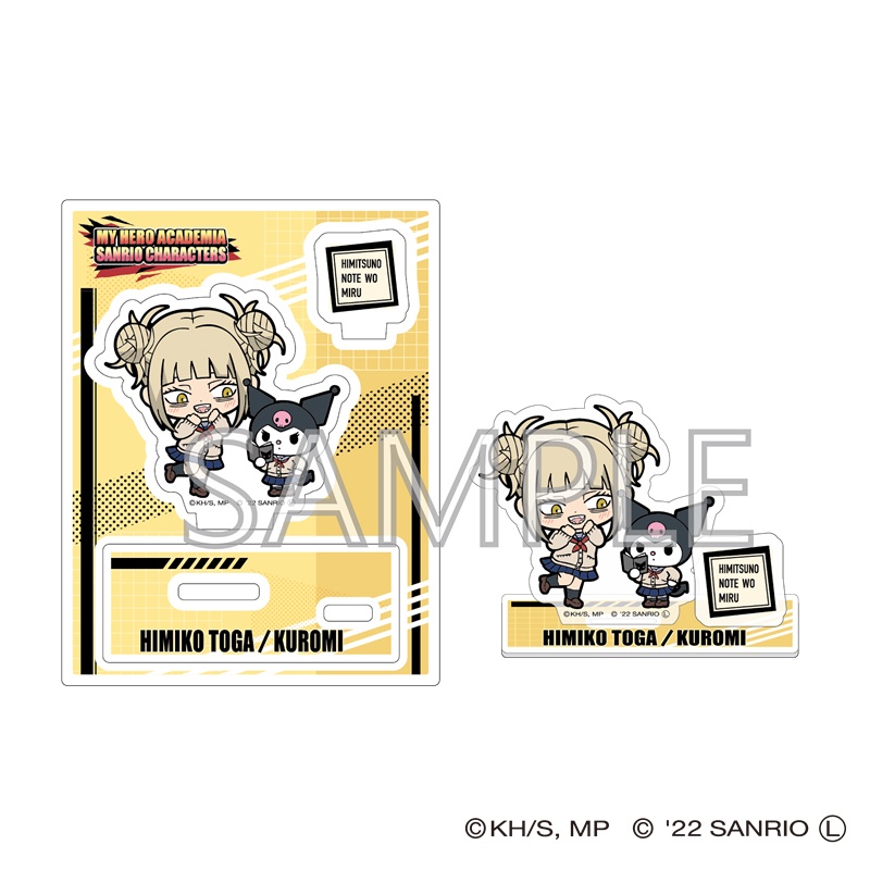 My Hero Academia x Sanrio characters: Acrylic Stand B (Toga, KUROMI ...