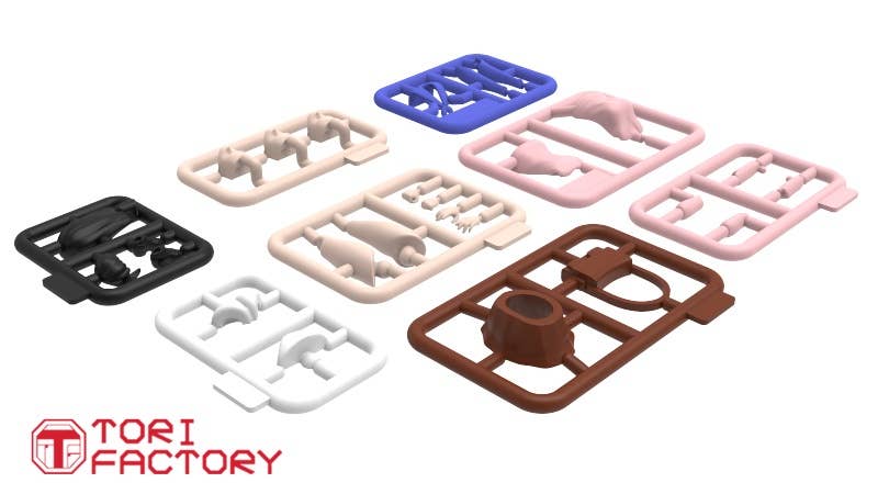 Girl Assembly Kit for Figures-1 (with Resin Art Knife) | HLJ.com