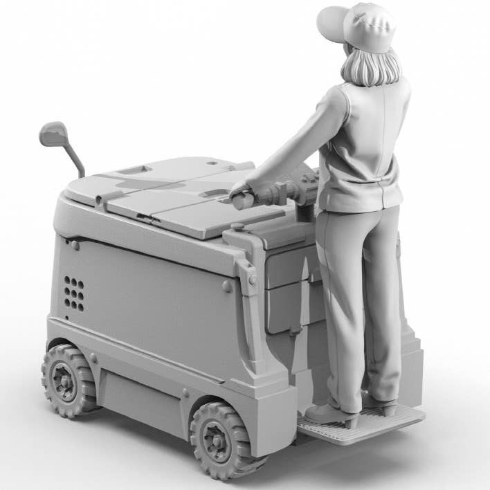 Beverage Cart & Female Driver Set