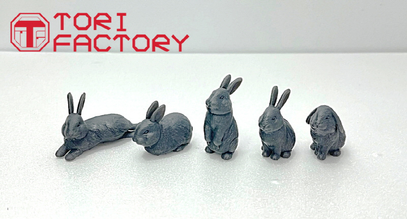 1/35 Diorama Accessories Rabbit Set (5 points)