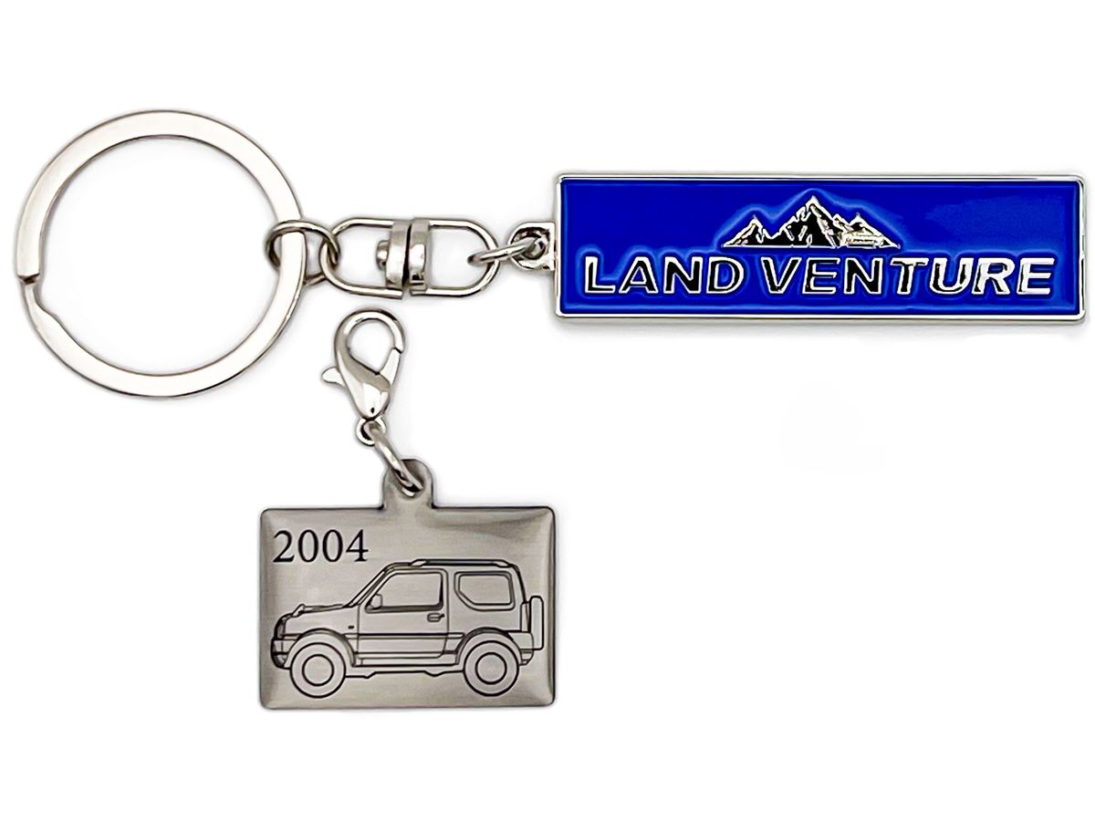 SUZUKI Jimny Land Venture (JB23) Emblem Metal Keychain