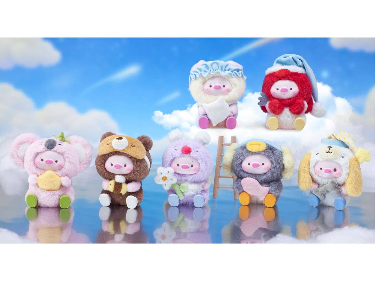 Geegeepig Pajamas Lullabies Series Trading Plush 1Box 6pcs