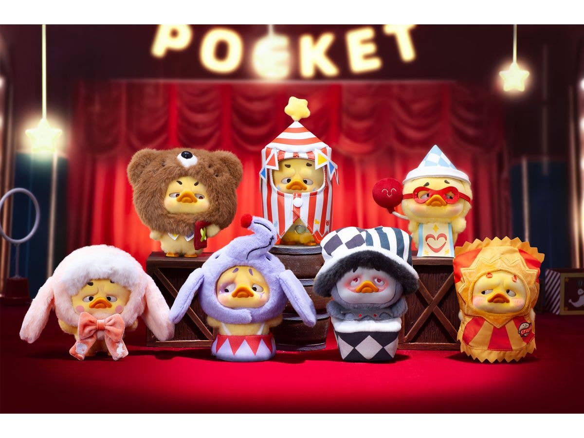 UPSETDUCK Crazy Circus Duck Series Trading Plush 1Box 6pcs