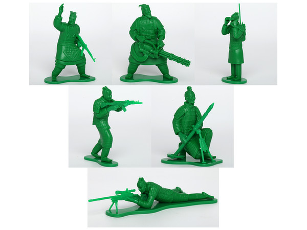 52TOYS CandyBOX "ANCIENT RESURRECTION" Mordern Combat Terracotta Troopers Green Army Ver. 1Box 8pcs