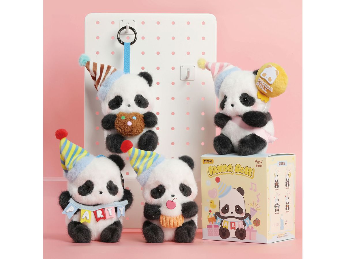 BLINDBOX Panda Roll Party Series Plush Blind Box 1Box 4pcs