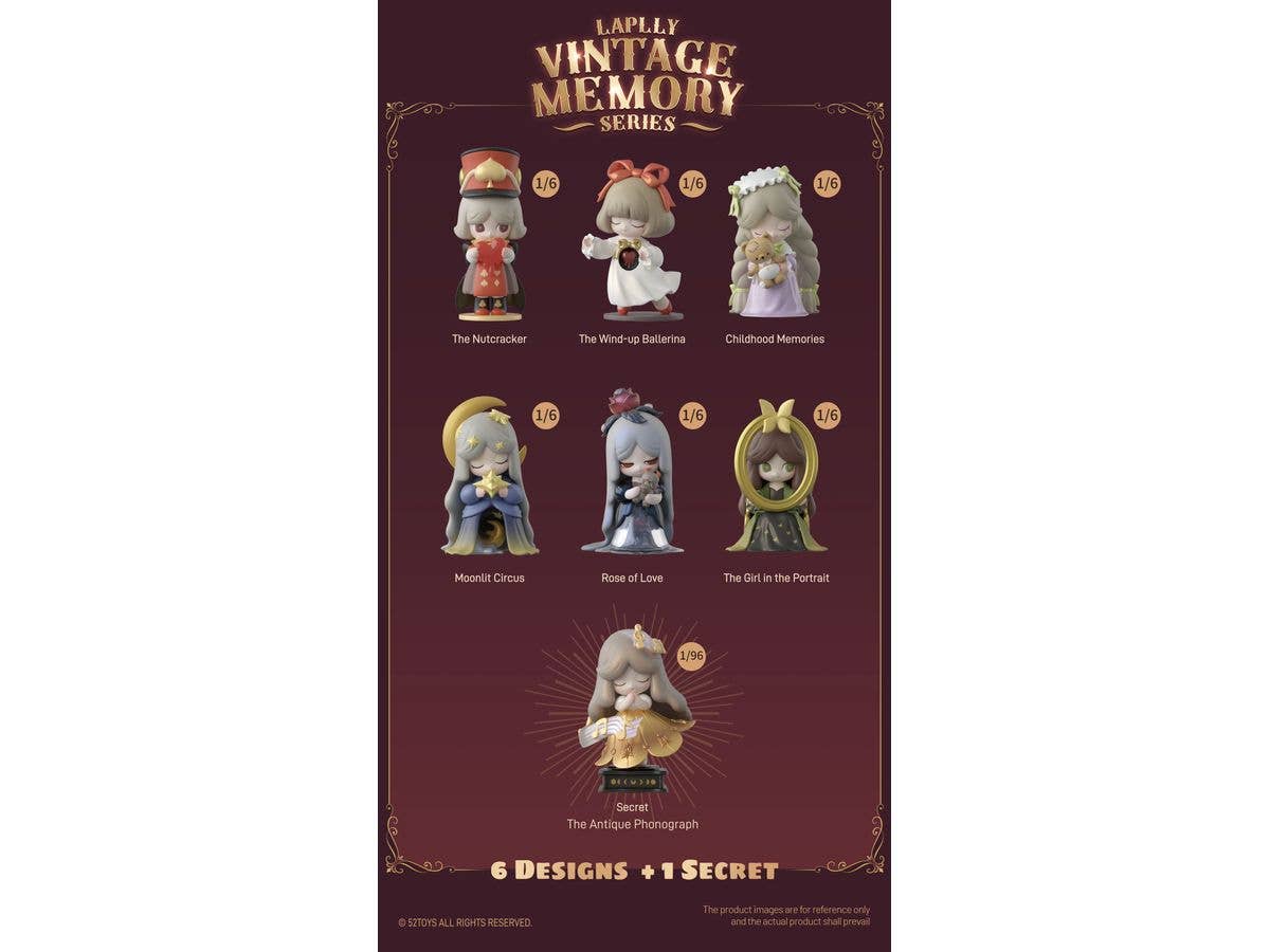 BLINDBOX Laplly Vintage Memory Series: 1Box (6pcs)