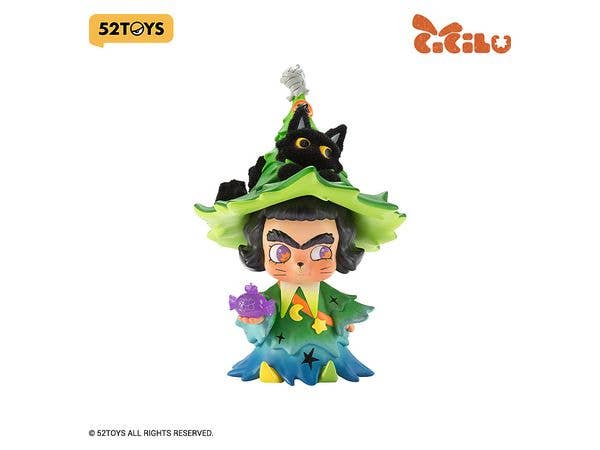 Cicilu The Witch and Black Cat Figure
