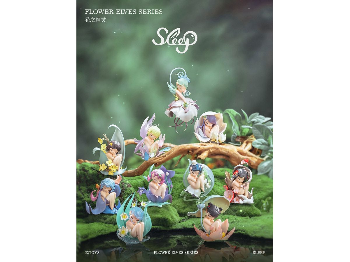 BLINDBOX SLEEP Flower Elves Series: 1Box (8pcs)