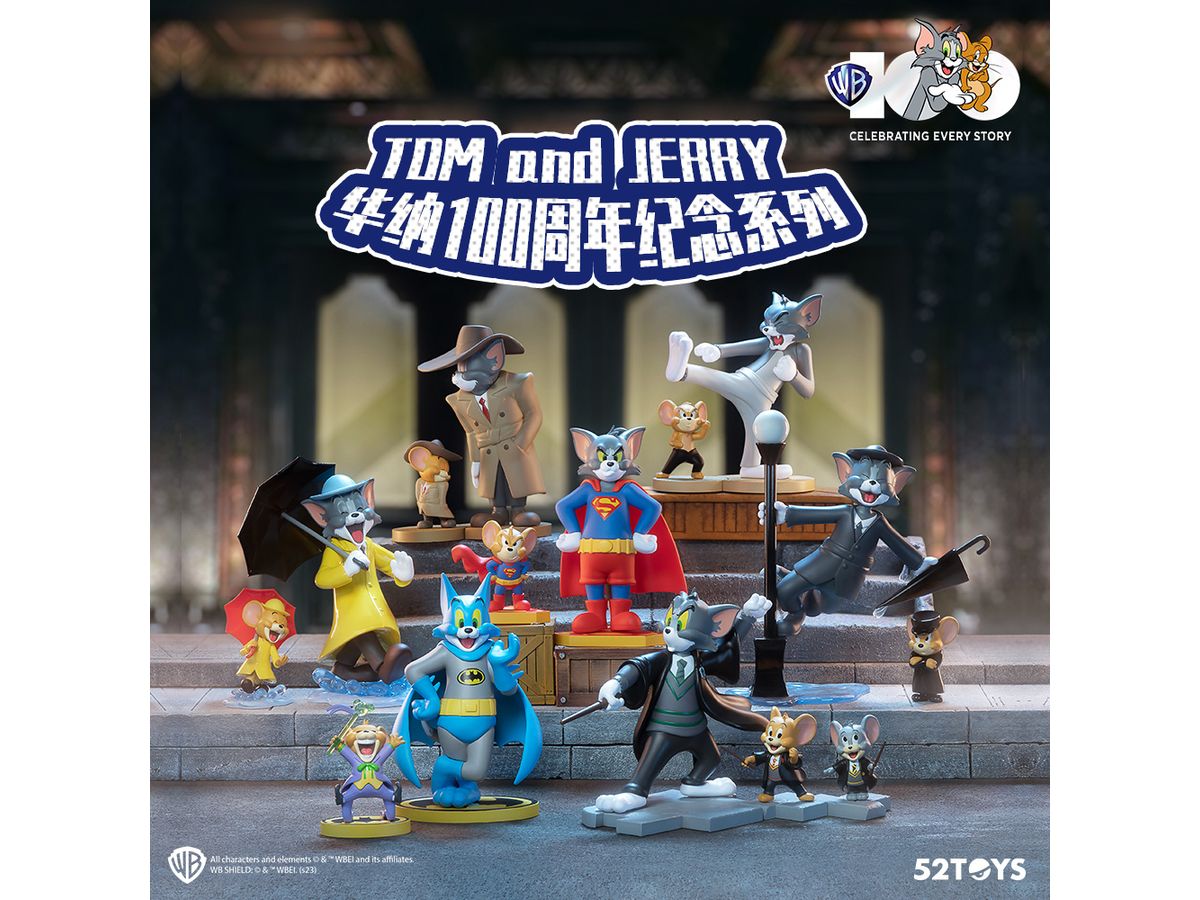 Blindbox Tom and Jerry Warner Bros 100th Anniversary: 1Box (6pcs)