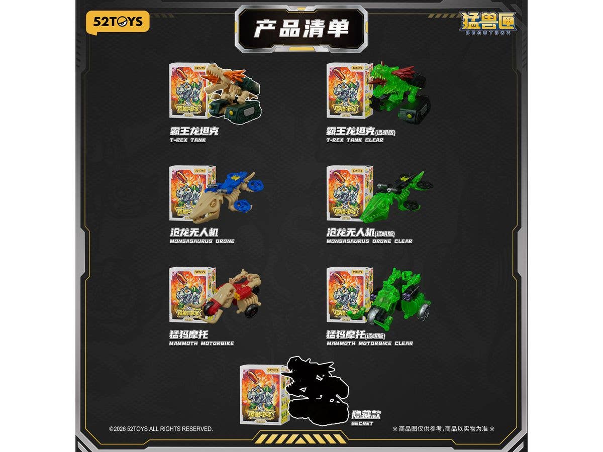 BLINDBOX BEASTBOX Primal Roar 1Box 6pcs