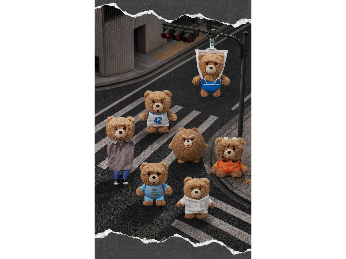 BLINDBOX Ted TV Series Plush Pendant 1Box 6pcs