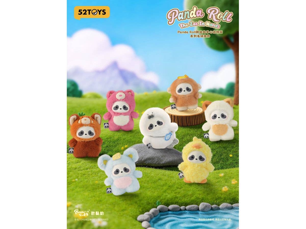 BLINDBOX Panda Roll The Zoo In Hands 1Box 6pcs