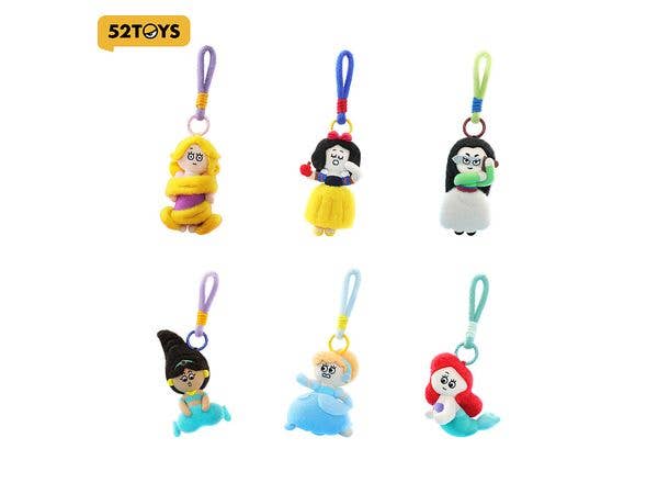 BLINDBOX Disney Princesses on the Run Plush Keychain 1Box 6pcs