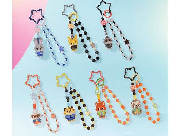 BLINDBOX Zootopia Mini Pals Keychain 1Box 6pcs