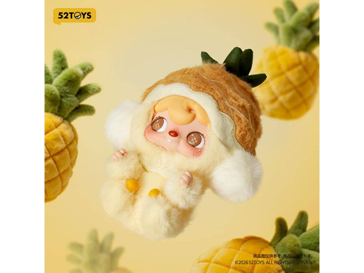 POUKAPOUKA Mini Pineapple Vinyl plush