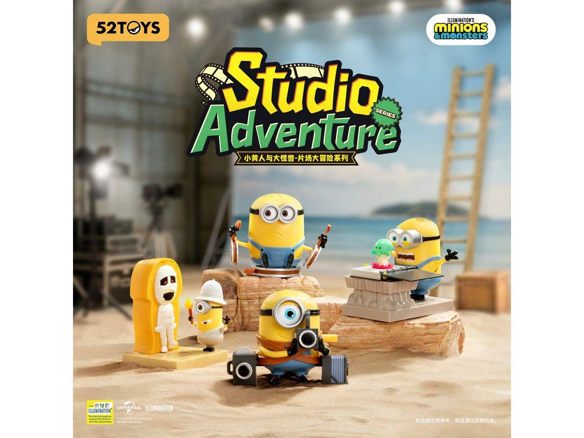 BLINDBOX Minions & Monsters Studio Adventure Series 1Box 4pcs