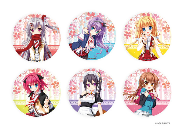 Hanasaki Work Spring! Can Badge 01: 1Box (6pcs)