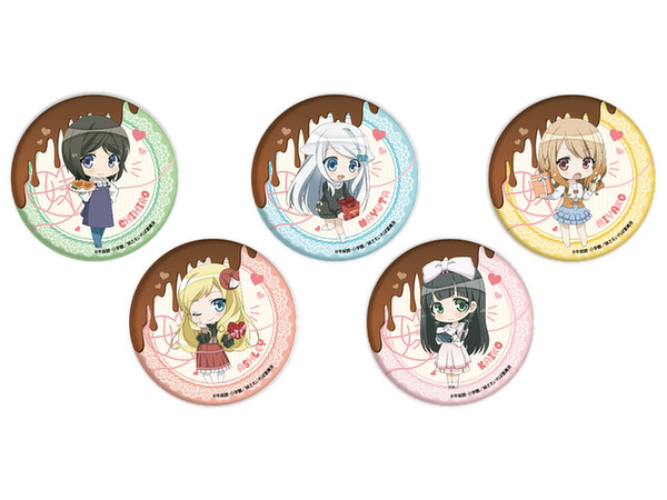 A Sister's All You Need: Can Badge (Hexagon) 02 Valentine SD: 1Box (5pcs)