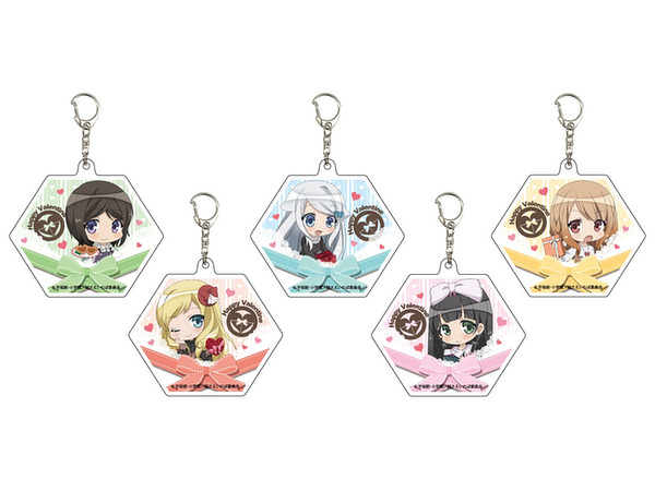 A Sister's All You Need: Acrylic Keychain (Hexagon) 02 Valentine SD: 1Box (5pcs)