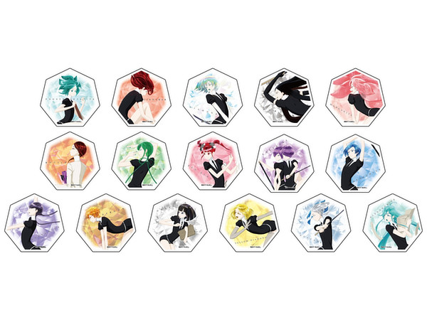 Land of the Lustrous: Chara Acrylic Badge (Heptagon) 01: 1Box (16pcs)
