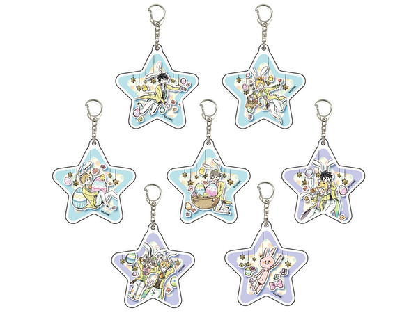 Hitorijime My Hero: Acrylic Keychain 02 Easter Design (GraffArt): 1Box (7pcs)