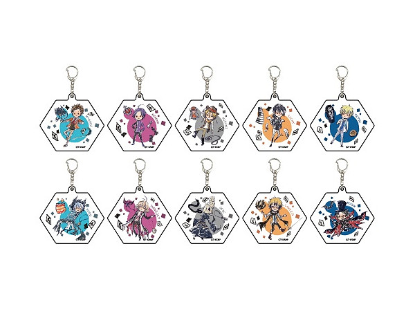 Servamp -Alice in the Garden- Acrylic Keychain 01 (GraffArt Design): 1Box (10pcs)