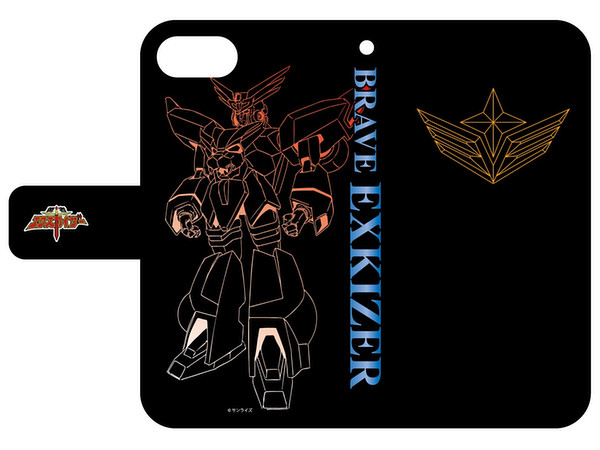 Brave Exkaiser: Notebook Type Smartphone Case (iPhone6/6s/7/8) 01 Exkaiser