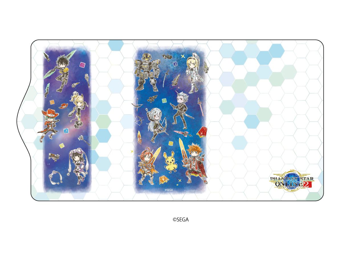 Phantasy Star Online 2: Chara Key Case 02 Sprinkle Pattern Race Ver. (GraffArt)