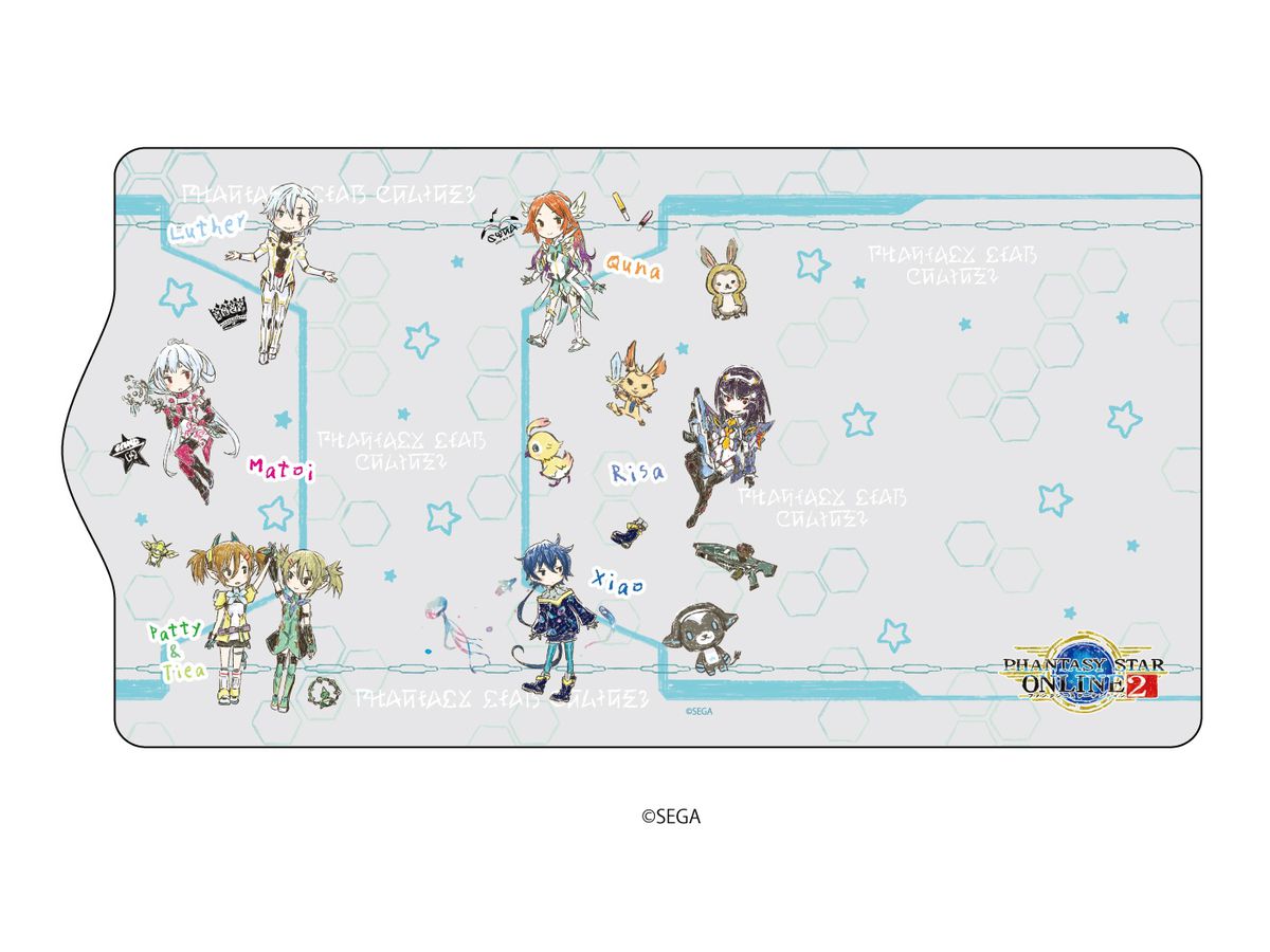 Phantasy Star Online 2: Chara Key Case 03 Sprinkle Pattern Initial Ver. (GraffArt)