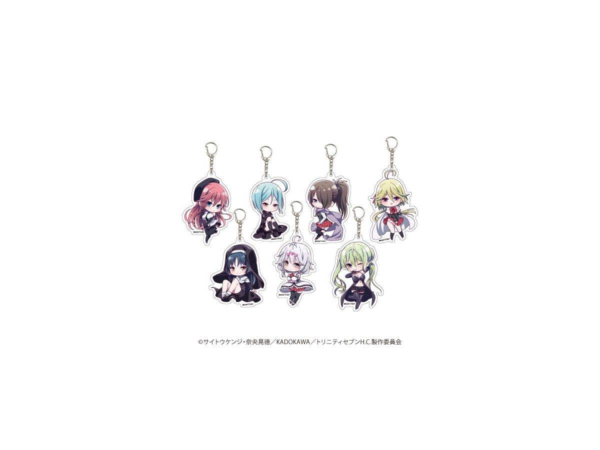 Trinity Seven: Heavens Library & Crimson Lord: Acrylic Keychain Vol.01: (Mini Chara) 1Box 7pcs