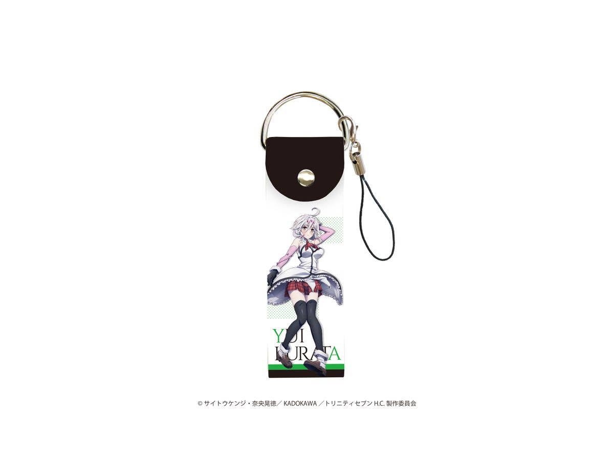 Trinity Seven: Heavens Library & Crimson Lord: Big Leather Strap 06: Yui Kurata (Standing Picture & Mini Chara)