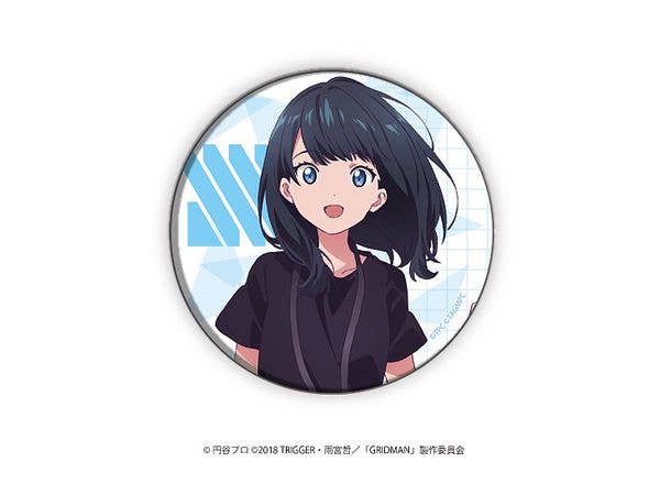 SSSS.GRIDMAN: Can Badge 03: Rikka Takarada (Official Newly Drawn)