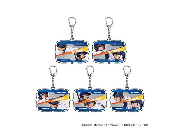 Ace of Diamond Act II: Acrylic Keychain 01 1Box (5pcs)