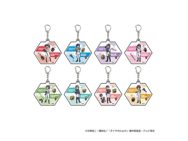 Ace of Diamond Act II: Acrylic Keychain 02 (GraffArt) 1Box (8pcs)