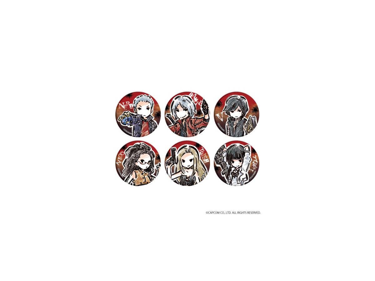 Devil May Cry 5: Can Badge Vol.01: (GraffArt) 1Box (6pcs)