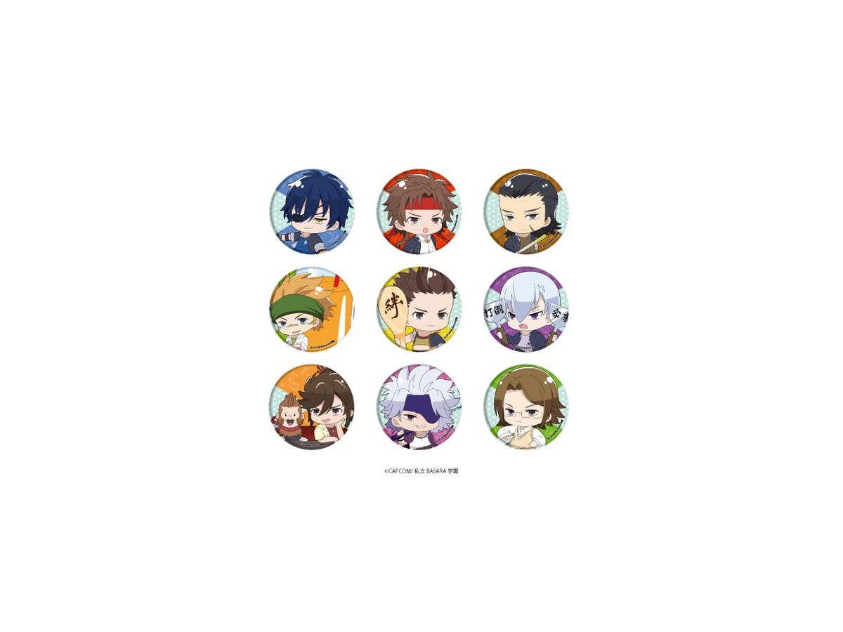 Gakuen Basara: Can Badge Vol.03: (Photo Chara) 1Box 9pcs