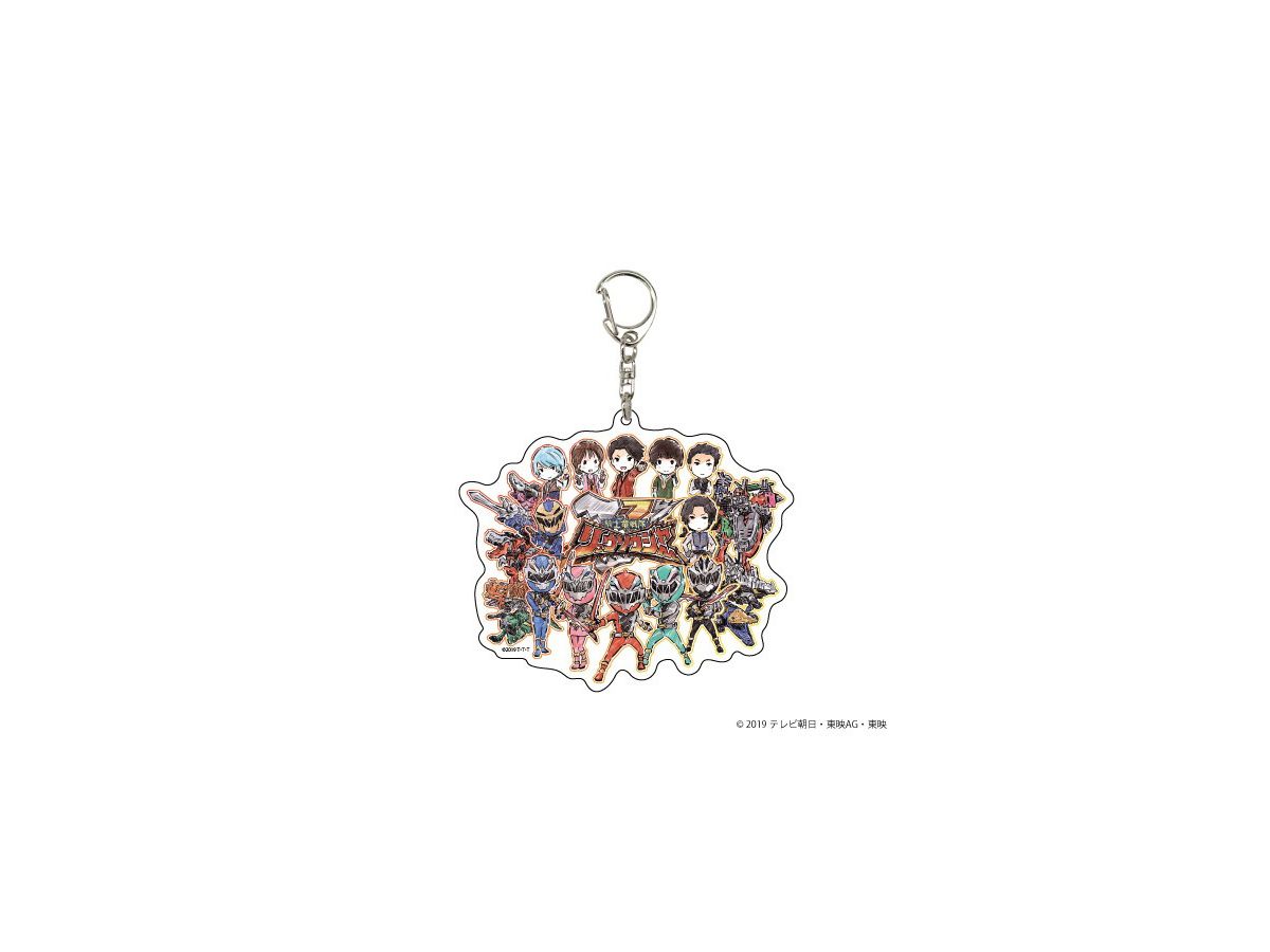 Kishiryu Sentai Ryusoulger: Big Acrylic Keychain Vol.01: All Members Gathering Design (GraffArt)